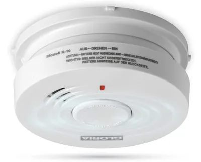 Produktbild von GLORIA R-10 002518.0015 Rauchwarnmelder inkl. 10 Jahres-Batterie batteriebetrieben