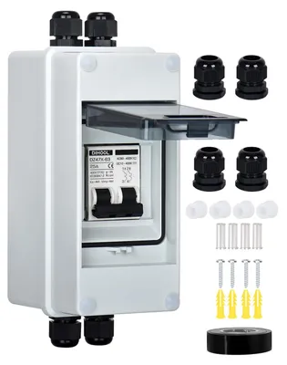 Obrázek produktu pro Jistič fotovoltaický, DC oddělovací vypínač, stupeň krytí IP65, 12-400V, 25A