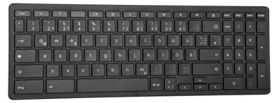 Image de Targus AKB872 - Clavier - adapté au Chromebook - antimicrobien - sans fil - Bluetooth 5,2 - QWERTZ - allemand - Commutateur de touches : Scissor-Key - noir (AKB872DE)