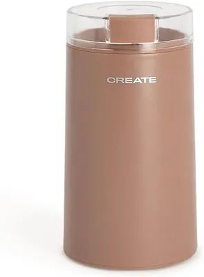 Produktbild von Elektrische Kaffee- und Gewürzmühle aus Edelstahl, 50g Fassungsvermögen, 180W Kaffeemühle für Bohnen, Kräuter, Nüsse und Gewürze