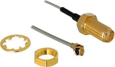 Obrázek produktu pro DeLOCK 89919, 1 m, SMA, MHF I, Černá, Šedá