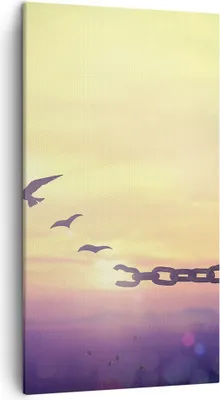 Produktbild von Bild auf Leinwand - Leinwandbild - Vogel Natur Wiese - 45x80cm - Wand Bild - Wanddeko - Wandbilder - Leinwanddruck - Bilder - Kunstdruck - Wanddekoration - Leinwand bilder - Wandkunst - PA45x80-3917