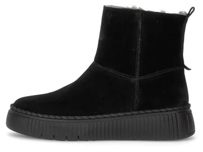 Produktbild von Gabor Damen Erwachsene Mid Cut 8014.02.002 Weite F Reißverschluss Wildleder Blac