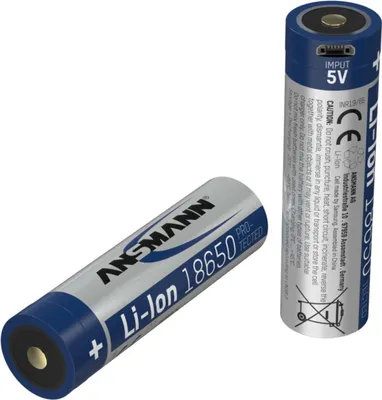 Immagine prodotto di ANSMANN Akku 18650 3400 mAh USB-C 18650 3400 mAh