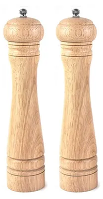 Produktbild von Manuelle Salz- und Pfeffermühlen aus Holz mit Keramikmahlwerk