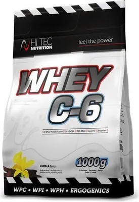 Produktbild von HI TEC Nutrition Whey C-6  - 1000g        Vanille