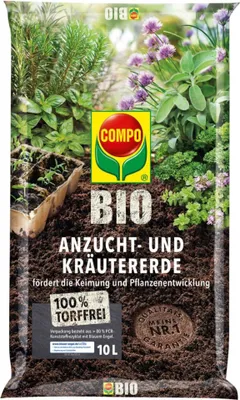 Produktbild von Anzucht- und Kräutererde torffrei (10 l) |  Erden von COMPO