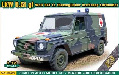 Produktbild von ACE ACE72473 - 1/72 LKW 0.5t GL Wolf BAT LL - Neu