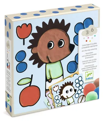 Produktbild von Djeco Knetset Ausmalbild mit Knete - Gartenschamanen