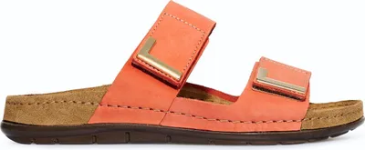 Produktbild von Rohde Damen Sandale Rodigo aus Wildleder mit Memory-Fußbett, verstellbaren Schnallen und floraler Prägung