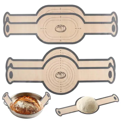 Immagine prodotto di Tappetino da forno in silicone riutilizzabile per Dutch Oven con manici lunghi