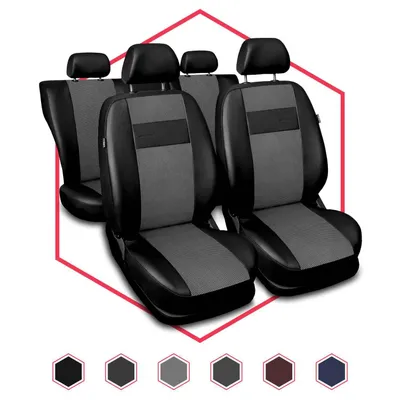Produktbild von Autositzbezüge Universal Schonbezüge Sitzauflage PKW Grau für Volkswagen Tiguan