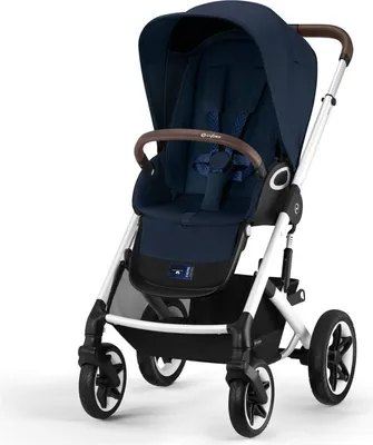 Produktbild von Cybex Kinderwagen Talos S Lux Silber Ozean Blau Marineblau