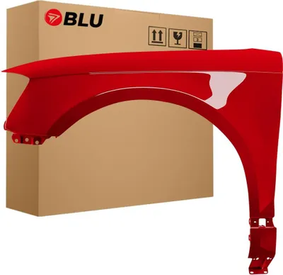 Image de BLU Aile Compatible avec Audi A3 8P II-generation LIFT LY3J Gauche Rot BrillantRot | 2008-2012 | Avant | Peint| Prêt à Monter | Galvanisé