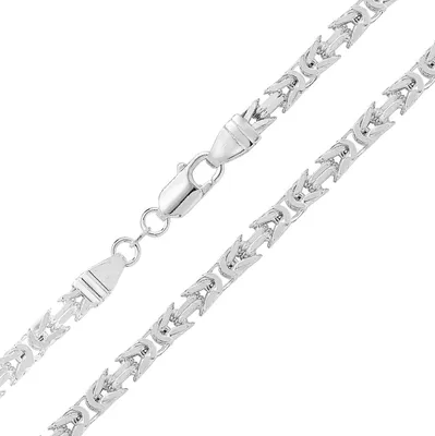 Produktbild von 925 Sterling Silber Herren - Byzantinisch Armband - 20cm*6mm, 37 Gramm; TRS16782