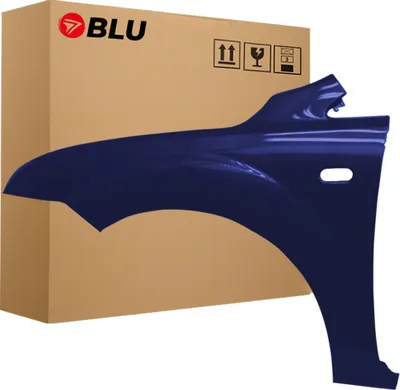 Immagine prodotto di BLU Parafango compatibile con Ford FOCUS MK2 II 4CWA Sinistra Blau Deep Navy | 2004-2008 | Anteriore | Verniciato | Pronto per il montaggio | Acciaio