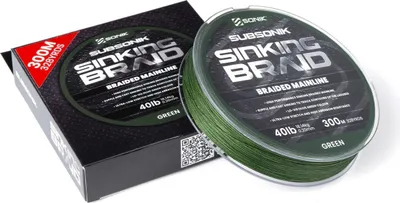 Produktbild von Sonik Subsonik Sinking Braid 40lb 0,20mm 18,14kg - 300m Angelschnur
