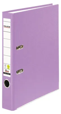 Produktbild von Falken 25x PP-Color-Ordner A4, Rücken 50mm, + Einsteckschild, Flieder, 24001224F