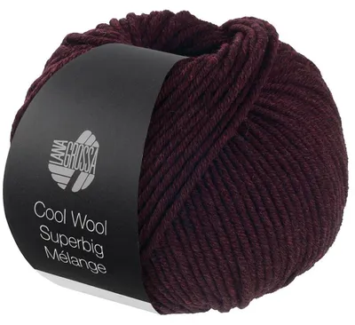 Produktbild von Lana Grossa - Cool Wool Superbig Melange 0203 burgund meliert