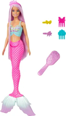 Zdjęcie produktu dla Mattel New Long Hair Fantasy Doll_Mermaid