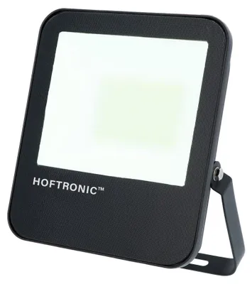 Produktbild von hoftronic LED Fluter 50W 8000lm 6400K IK06 IP65 Schwarz Blendfrei