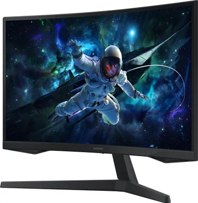 Produktbild von Samsung Odyssey G55C Curved Gaming Monitor, 27 Zoll WQHD 165Hz