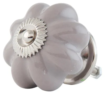 Productafbeelding van Clayre & Eef, knop, Ø 4 cm, grijs, keramiek