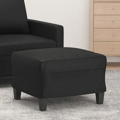 Produktbild von vidaXL Fußhocker Schwarz 60x50x41 cm Kunstleder