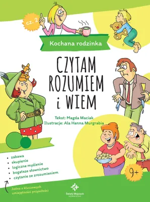 Obrázok produktu pre Edukacyjna książeczka dla dzieci Kochana Rodzinka czytam rozumiem i wiem