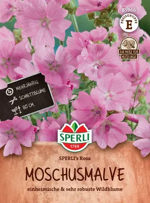 Produktbild von SPERLI Moschusmalvensamen Rosa Malva moschata 35 Pflanzen