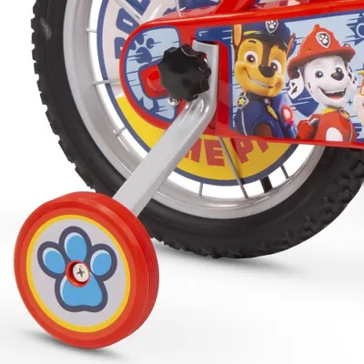 Produktbild von 12 Zoll Kinder Jungen Fahrrad Rad Bike Paw Patrol Blau Rot Toimsa