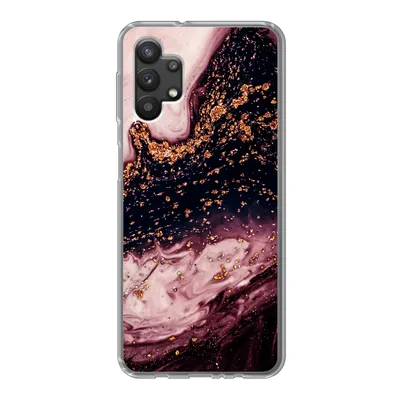 Produktbild von MuchoWow® Handyhülle Schutzhülle Hülle für Samsung Galaxy A32 5G Marmor - Natursteine - Mineralien Silikon Softcase Handy Hülle - Softcase