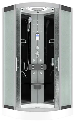 Produktbild von Duschkabine Dusche D58-13M0-EC Komplettdusche Fertigdusche 90x90 cm