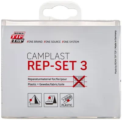 Produktbild von TIP TOP Top Reparatur-Set 40683 transoarent Camplast 3 (Maxi) Reparatur-Set