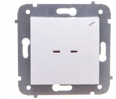 Image de Interrupteur d'escalier encastré Elektro-Plast blanc 1725-10