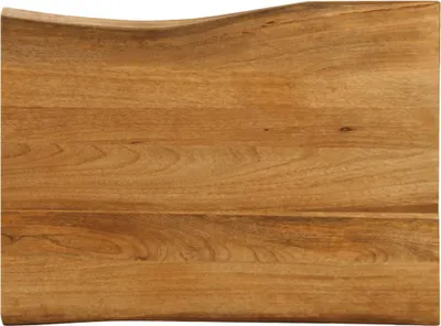 Produktbild von Tischplatte mit Baumkante 90x60x3,8 cm Massivholz Mango
