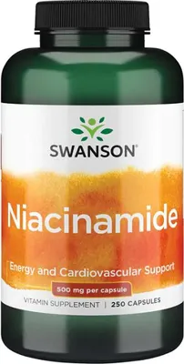 Immagine prodotto di Vitamina B-3 Niacinamide 500 mg 250 capsule Swanson Health Products