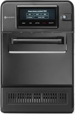 Produktbild von Hochgeschwindigkeits-Backofen CombiTurbo, HENDI, 18L, Schwarz, 230V/3000W, 402x735x(H)608mm