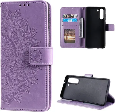 Immagine prodotto di Custodia per Samsung Galaxy S21 FE custodia del telefono cellulare flip case cover bag case mandala