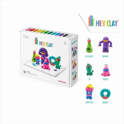 Immagine prodotto di Hey Clay - Mostro d'argilla interattivo 18 colori