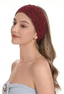 Zdjęcie produktu dla Opaska na głowę damska kwiatowa boho bawełniana elastyczna do włosów