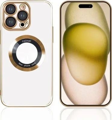 Produktbild von MagSafe Hülle für Apple iPhone 14 Plus Handy Schutz Silikon Magnet Case Tasche Schutzhülle Induktives Laden Qi - GOLD