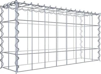Produktbild von Anbaugabione Typ 3 80 cm x 40 cm x 20 cm (L x H x T), Maschenweite 10 cm x 10 cm, Spirale