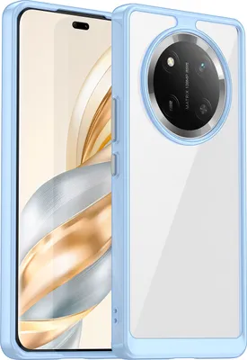 Obrázek produktu pro Pouzdro pro Honor Magic7 Lite průhledné, nárazuvzdorné TPU silikonové ochranné pouzdro modré
