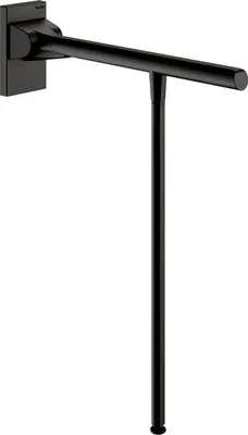 Immagine prodotto di Delabie maniglia di sostegno pieghevole Be-Line con piede D42 L.650 alluminio nero opaco