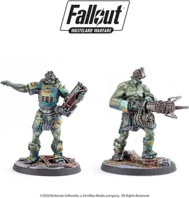 Zdjęcie produktu dla Asmodee Fallout : Wasteland Warfare - Super Mutants: Fist & Overlord, Gra planszowa