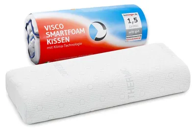Produktbild von Nackenkissen Kopfkissen Ergonomisch Kissen - Memory-Schaum - Höhenverstellbar - 65 x 33 cm
