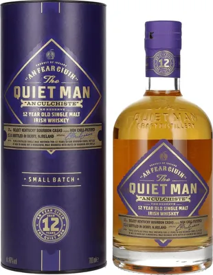 Produktbild von The Quiet Man AN CULCHISTE 12 Year Old Single Malt Irish Whiskey 46% Vol. 0,7l in Geschenkbox