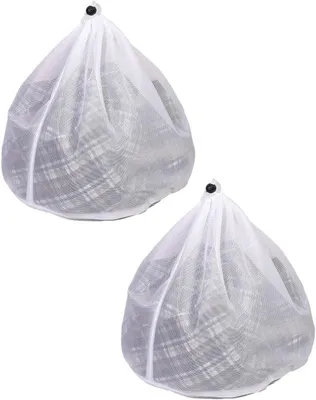 Image de 2 sacs à linge en filet de 30 x 40 cm pour les vêtements de bébé et la lingerie