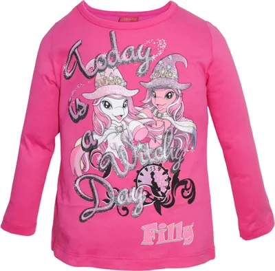 Produktbild von 84661 Disney Filly Langarmshirt Mädchen Rosa Gr. 98 – Zauberhaftes Einhorn-Design für kleine Mode-Fans